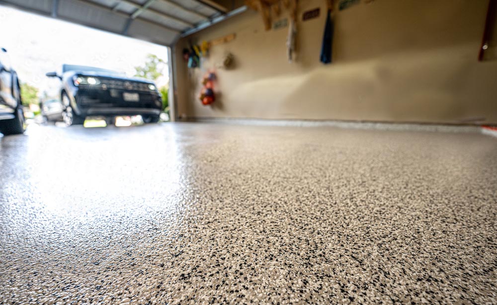 Epoxy on Garage Floors Service Area - Hard Rock Flooring Santa Fe